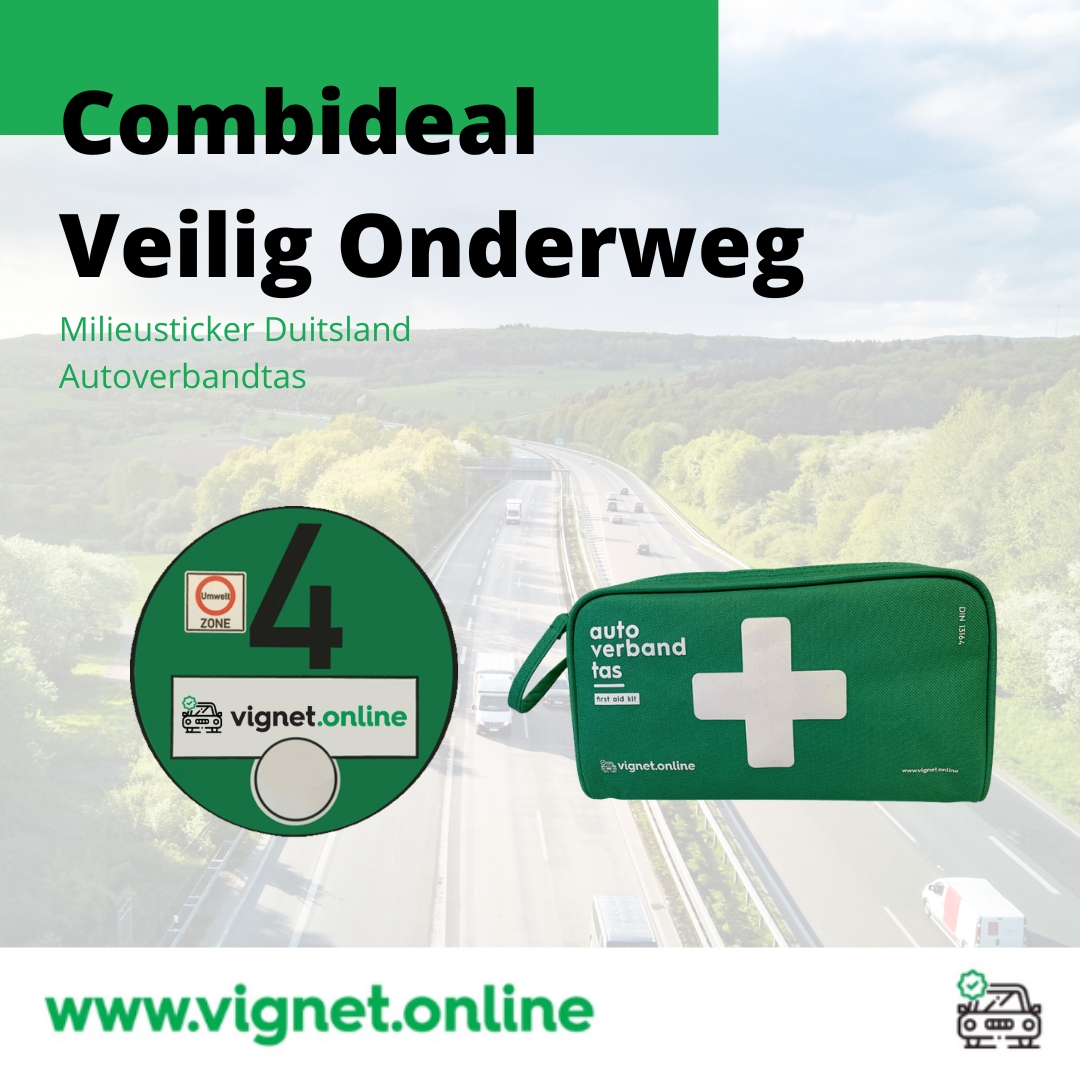 Combideal Milieusticker Duitsland en Autoverbandtas